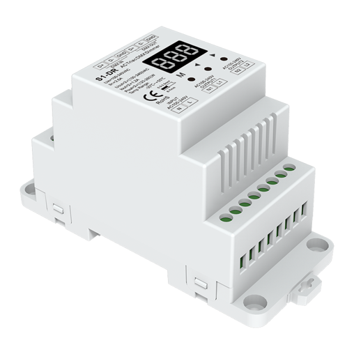 DIN rail AC Triac DMX Dimmer S1-DR For smart led strip lights